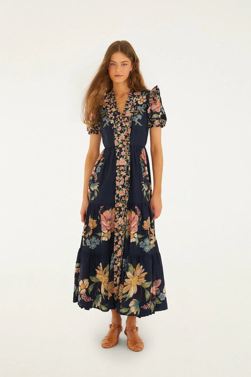 Farm rio - Maira floral maxi kjole