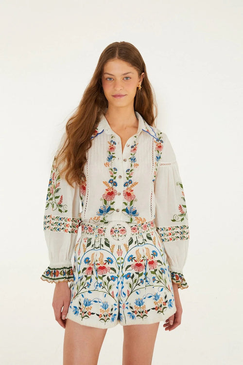 Farm rio - Fraga print short
