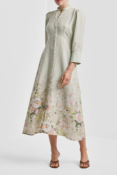 By Timo - Linen button down kjole